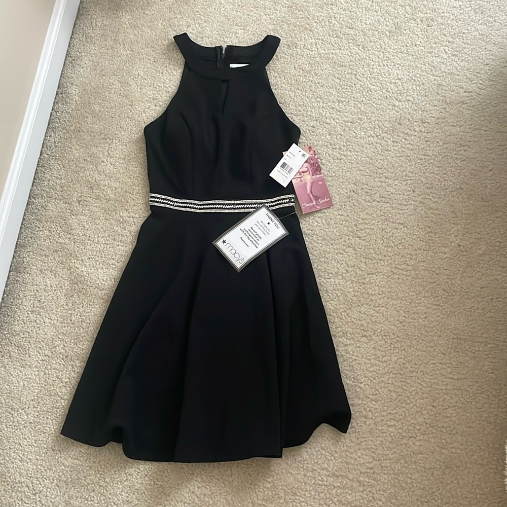 Emerald Sundae from Macys, black dress, brand new with tags size XS